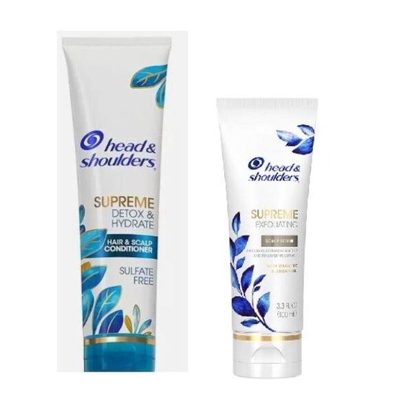 2 Pack Head & Shoulders Supreme Detox Hydrate Scalp & Hair Conditioner & Scrub - Picture 1 of 1